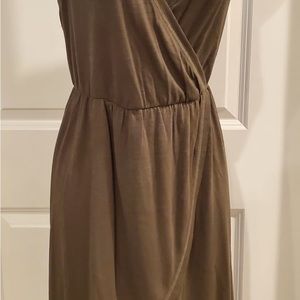 An olive inspired wrap up down top